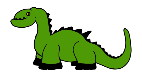 clip art clipart svg openclipart green color 动物 line art cartoon toy reptile kids children big tail dinosaur 剪贴画 颜色 卡通 绿色 草绿 线描 线条画 小孩 儿童 玩具