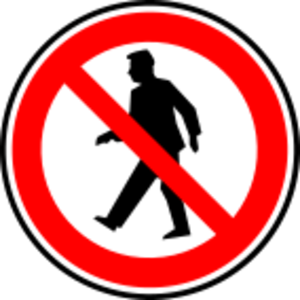 clip art clipart image svg openclipart red color silhouette road media sign symbol man walking circle traffic international risk pedestrians prohibited no crossing 剪贴画 颜色 符号 标志 男人 剪影 红色 圆形 公路 马路 道路 多媒体