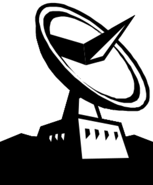 clip art clipart svg openclipart black white 图标 contour outline black & white nasa communications station ground antenna satellite tracking 剪贴画 黑色 白色 轮廓