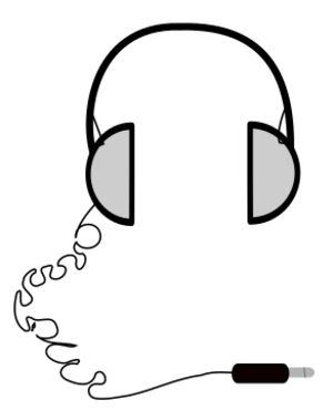clip art clipart svg openclipart black yellow dj 音乐 white sound head equipment photorealistic listen headphones phones 剪贴画 黑色 白色 黄色 器材 声音