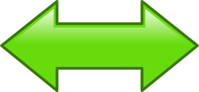 clip art clipart svg green public domain 图标 button left arrow direction right both 剪贴画 绿色 草绿 按钮 方向 箭头