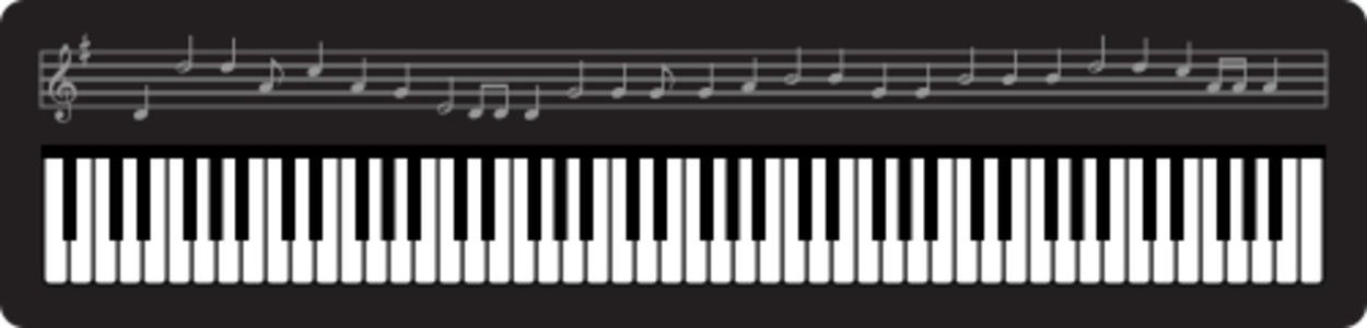 clip art clipart image svg openclipart black 音乐 play instrument concert white cartoon media keyboard grand piano keys pianino 剪贴画 卡通 黑色 白色 多媒体 乐器 键盘