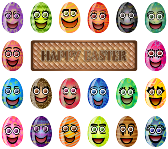 clip art clipart svg openclipart colorful color 图标 sign symbol happy traditional poster holiday celebration bunny cards easter egg eggs postcards 剪贴画 颜色 符号 标志 假日 节日 假期 彩色 庆祝 多彩 复活节