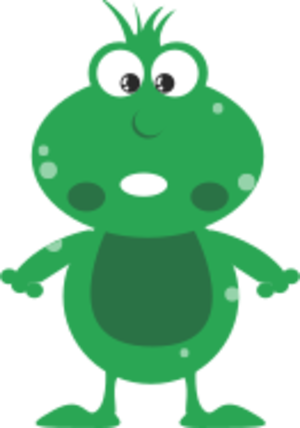 clip art clipart svg openclipart green color 动物 cartoon confused man frog comic male spotty kero 剪贴画 颜色 卡通 男人 绿色 草绿 男性