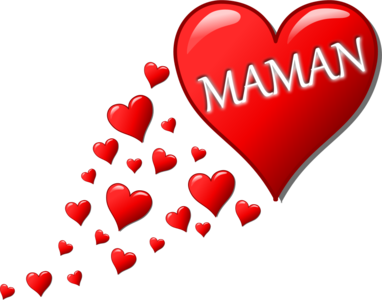 clip art clipart svg family openclipart red color french 爱情 emotion card france heart hearts trail track mom mother day son daughter mum mother's day celebratin thank you 剪贴画 颜色 红色 卡牌 卡片 心形 心脏 家庭