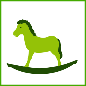 svg openclipart green color 图标 sign symbol toy fun kids children entertainment horse friendly earth ecology pony ecological rockinghorse 颜色 符号 标志 绿色 草绿 小孩 儿童 玩具