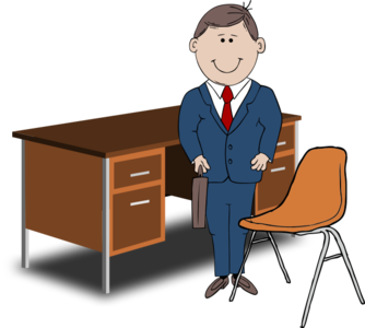 clip art clipart svg openclipart color desk business office man professional businessman male guy teacher tie suit chair manager director 教师 老师 剪贴画 颜色 男人 男性 办公 商业