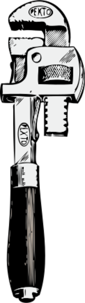 clip art clipart svg openclipart tool repair pipe toolbox repairman diy fix wrench plumbing d.i.y. 剪贴画 工具