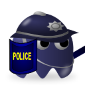 clip art clipart svg openclipart color blue game shiny police policeman authority gaming baddie sheriff 剪贴画 颜色 蓝色 游戏