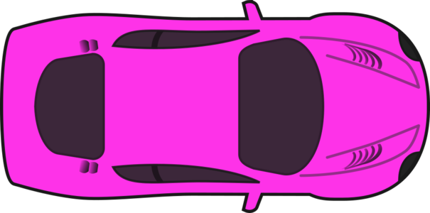 clip art clipart svg openclipart color car vehicle racing fast 运动 sports speed pink driving expensive premium strong top view 剪贴画 颜色 小汽车 汽车 粉红 粉红色 高速