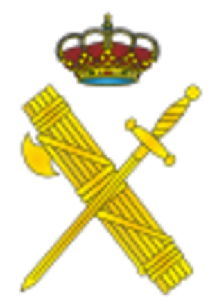 clip art clipart svg openclipart color yellow 图标 sign symbol uniform logo police spain royal crown civil guard 剪贴画 颜色 符号 标志 黄色